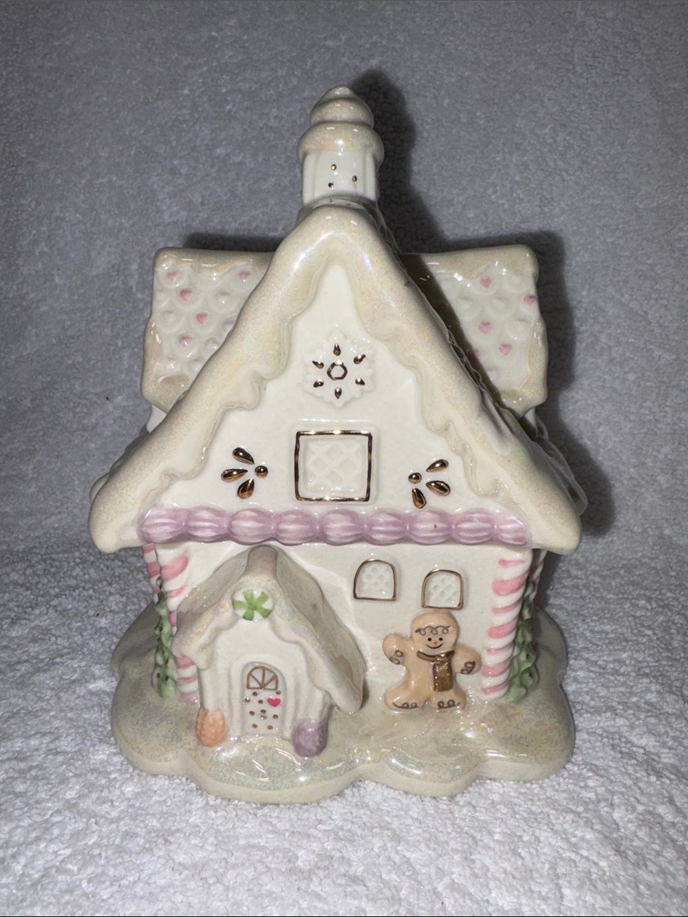 Lenox  Porcelain 2000 Music Box "The Gingerbread Music Box" Song: Candyman